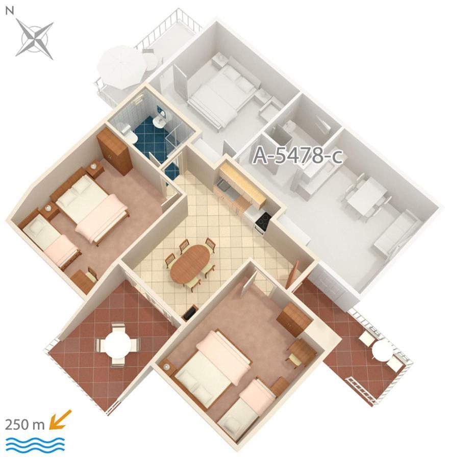 Apartments With A Parking Space Crikvenica - 5478 Eksteriør billede